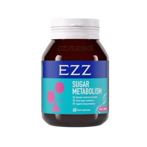 EZZ 中老年血糖平衡片血糖代谢胶囊苦瓜素有机铬元素植物 60粒 1瓶装 澳洲进口