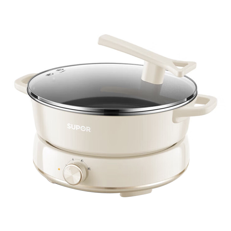 苏泊尔(SUPOR)多功能锅家用电火锅6L大容量电煮锅电炒锅分体式设计3档火力调节火锅专用锅H30YKX56