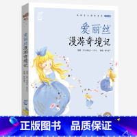 爱丽丝漫游奇境记 [正版]爱丽丝漫游奇境记书美绘注音版蜗牛小书坊有声童书绘本二年级三四五年级梦游仙境镜中奇遇记图画原著艾