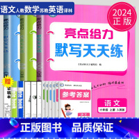 语数英 六年级上套装 小学六年级 [正版]2025春新版亮点给力计算天天练六年级上下册数学苏教版SJ江苏小学6年级上学期