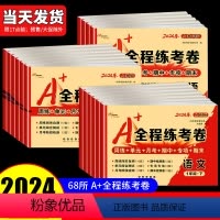 [3本]语文(人教版)+数学(人教版)+英语(人教版) 三年级下 [正版]2024新版A+全程练考卷一年级二年级三年级四