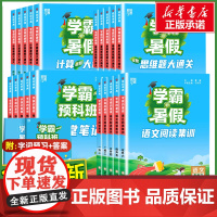 2025学霸的暑假衔接作业小学一升二升三升四升五升六年级上下册语文课堂笔记数学计算思维题大通关人教版同步训练练习册题暑期