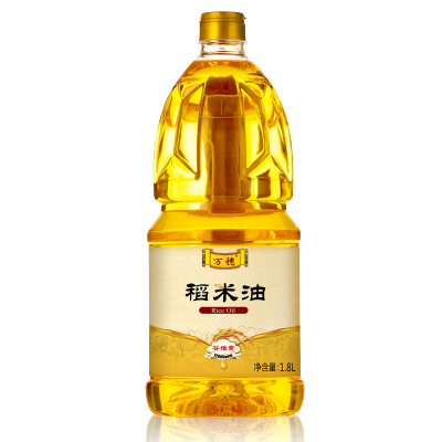 万穗 稻米油1.8L桶装食用油 家用食用油富含谷维素植物甾醇 米糠油 粮油 煎炸之王