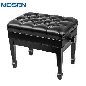 莫森(MOSEN)MS-22S实木升降电钢琴琴凳 单人钢琴椅古筝凳鼓凳成人儿童初学凳子 实木升降琴凳