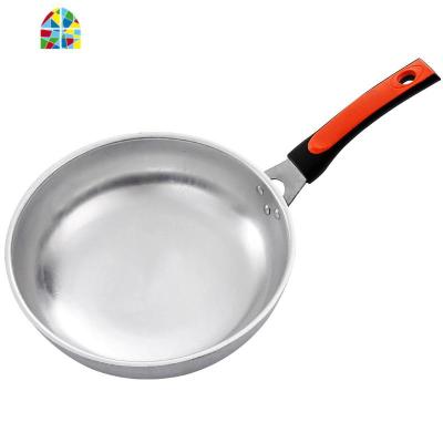 老式铝炒锅家用铝锅不生锈纯铝制手工炒菜锅不粘锅圆底尖底吕炒勺 FENGHOU 30cm纯铝炒锅(无盖)