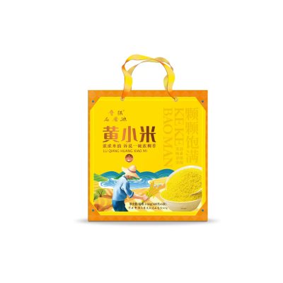 鲁强石磨源 小米礼盒 500g*5袋 酥田箱装