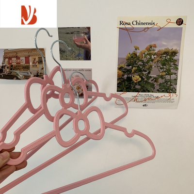 三维工匠馨帮帮杂货铺 爱心蝴蝶结晾衣架宿舍衣服架衣撑衣架家用挂衣