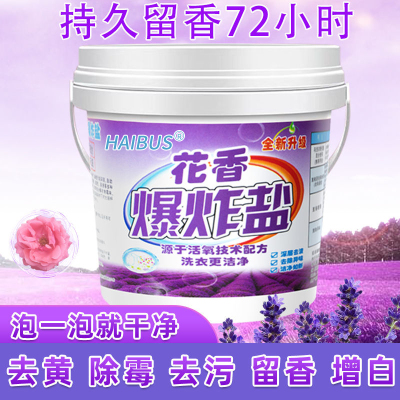 [补贴10%]爆炸盐洗衣去污渍强婴幼儿彩漂粉白色衣物通用去黄增白漂白剂神器