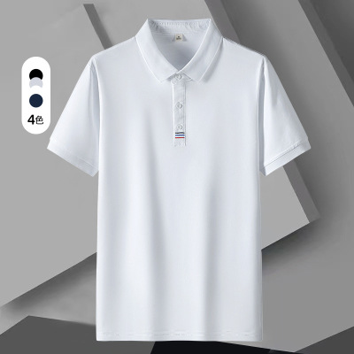 夏季新款POLO衫男胚衫轻商务休闲百搭T恤短袖高尔夫翻领青年T恤男
