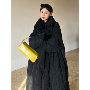 年新款大码冬季棉服女中长款韩版宽松大被子棉衣棉袄加厚外套