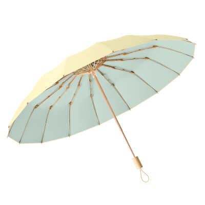 柏森茂(BAISENMAO) 高颜值16骨加大防风遮阳太阳伞防晒防紫外线男女晴雨 个