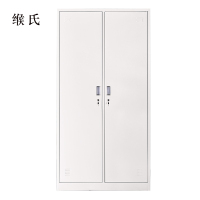 缑氏加厚二门钢制更衣柜员工柜铁皮职工储物柜带锁存包柜鞋柜
