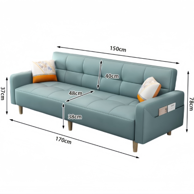 依韵珂折叠沙发三人位张