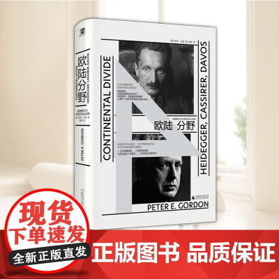 正版新书 欧陆分野:海德格尔与卡西尔在达沃斯 彼得·戈登 著 西方哲学 卡西尔与海德格尔的思想交锋 广西师范大学出版