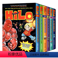 [正版]HILO系列6册盒装英文原版小说Hilo The Great Big Box 1-6儿童全彩漫画桥梁章节小说进