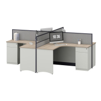 臻远ZYGW-078屏风工作卡位职员桌办公桌 十型四人位