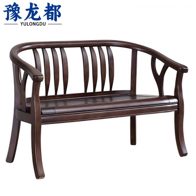 豫龙都 实木沙发双人位 张