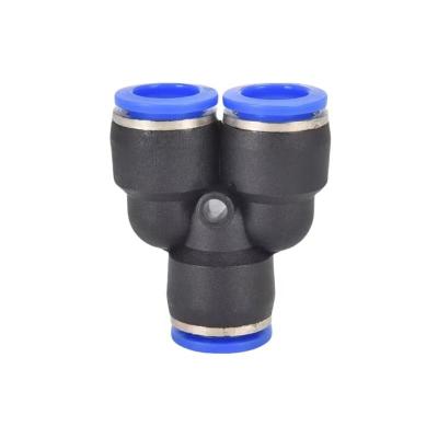 中锦科技 气管快速接头 Y型三通气动三通 PY-4 个
