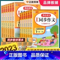 [上册]同步作文 小学四年级 [正版]2023新版同步作文一二三四五六年级上册下册人教版小学生阅读理解与答题模板语文专项