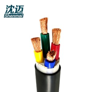 沈迈 铜芯通用软电缆 ZR-RVVZ-0.6/1KV-4*10平方 /米