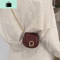 高级感迷你小包包女2020新款潮网红百搭斜挎包洋气链条单肩马鞍包NEW LAKE女斜挎包