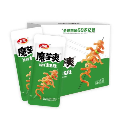 魔芋爽辣条酸辣素毛肚魔芋爽 300g/盒便携20小包