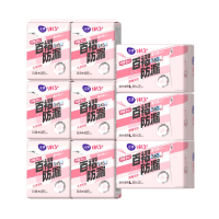 洁婷日夜超薄透气卫生巾101百褶巾棉柔姨妈巾69片(日48片360夜21片)