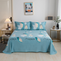 华人情思柔软亲肤1.8米床三件套 云端羽毛/套