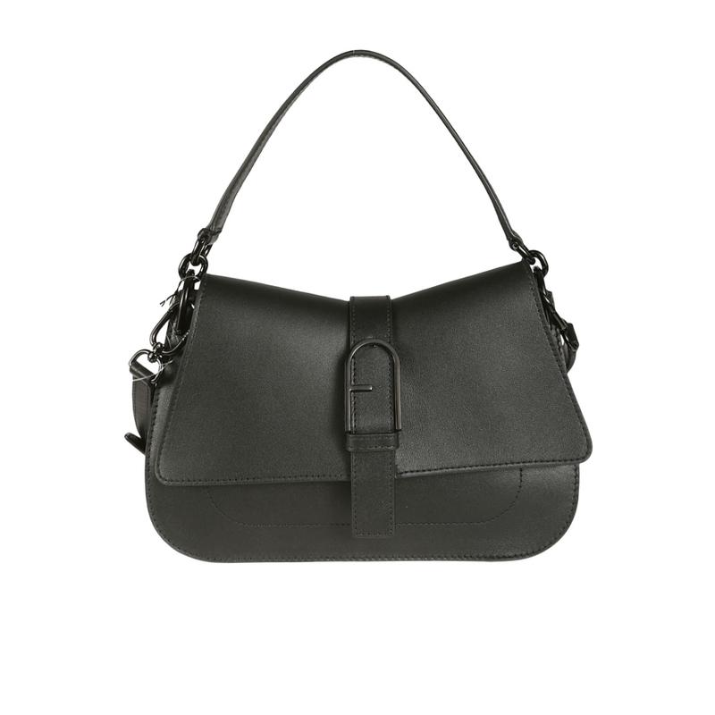 FURLA女士单肩包翻盖设计可拆卸肩带实用百搭配扣休闲潮酷手提斜