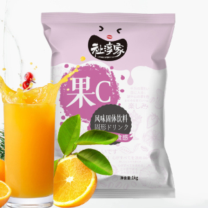祉淳家甜橙味1000g/袋果C固体饮料果味粉甜橙味果汁冲饮商用1kg