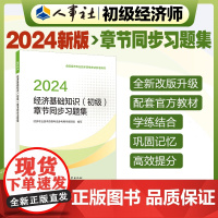备考2025初级经济师教辅基础2024版 经济基础知识(初级)章节同步习题集2024 中国人事出版社