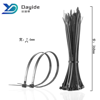 达益德 耐候性尼龙扎带(黑色) DYD-7.6-368 根