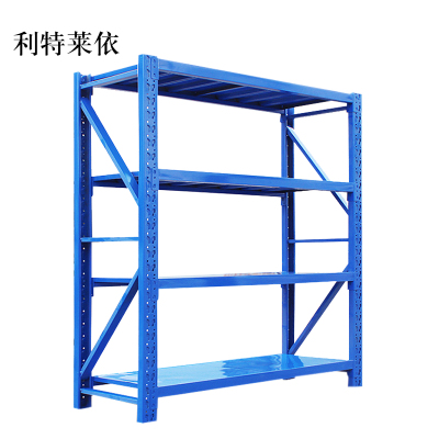 利特莱依承重240kg货架置物架钢制货架长200宽50高200CM