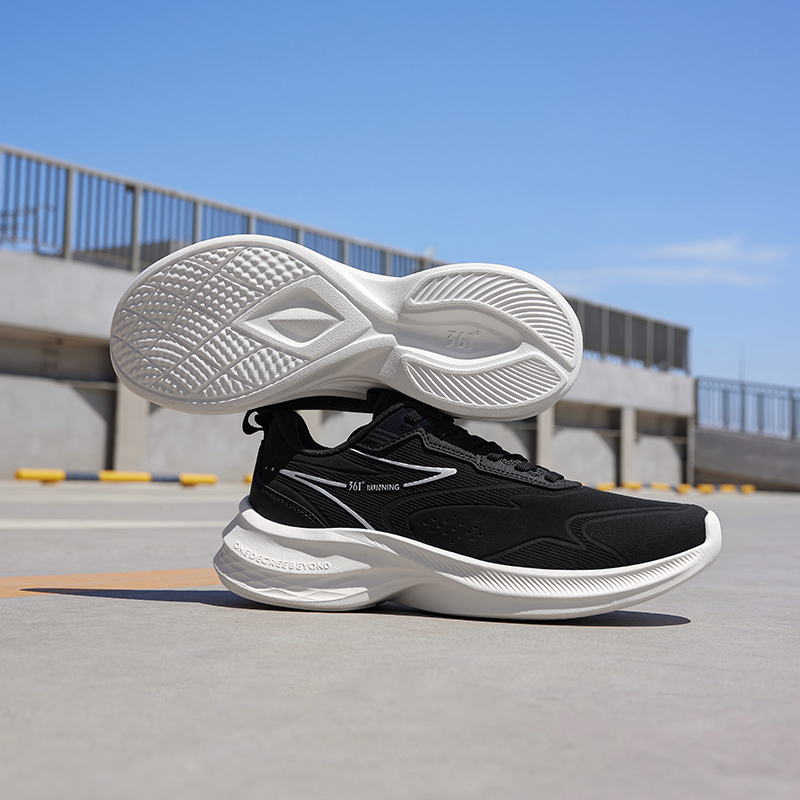 锋熠丨361°男鞋运动鞋新款舒适轻便透气跑鞋672432210F