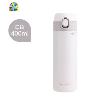 316不锈钢保温杯男女士学生便携水杯简约ins创意个性潮流杯子 FENGHOU 蓝色-450ml(直杯身)