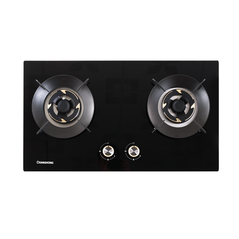 长虹(CHANGHONG)5.0kW猛火 铜火盖 四效聚能锅架 一级能效 液化气 台嵌两用燃气灶具JZY-B251