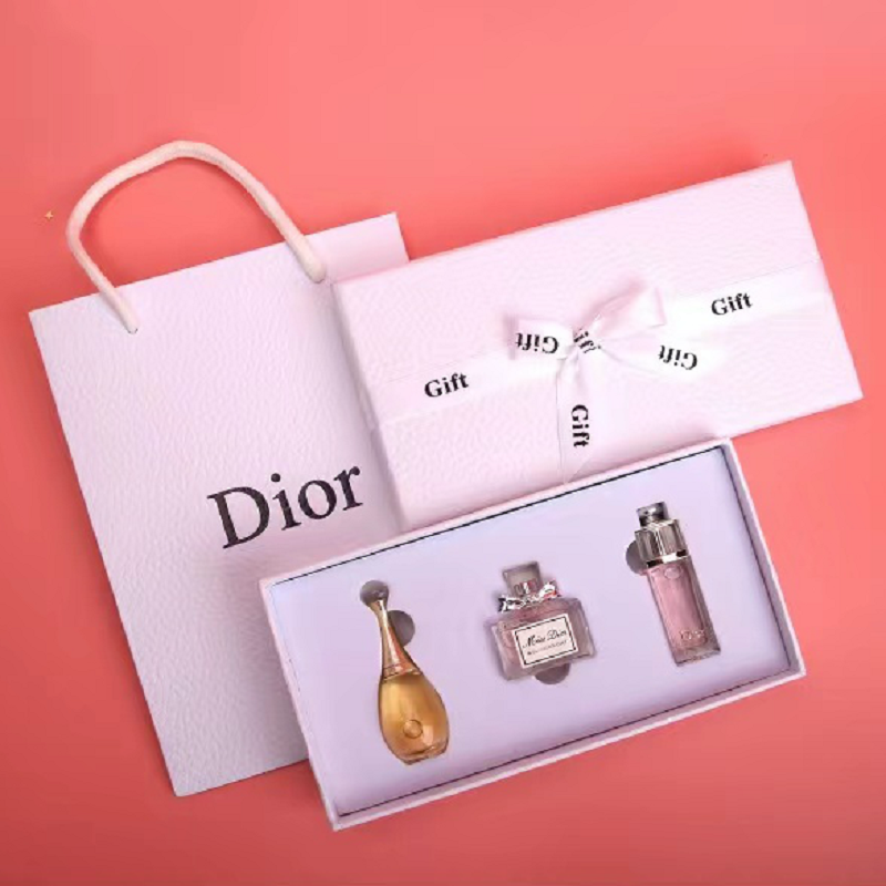dior迪奥女士香水q版三件套礼盒(真我 甜心 魅惑)每瓶5ml小样 淡香