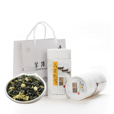2021年新茶禹蒙飘雪四川茉莉花茶浓香茉莉花茶叶雅安蒙顶山茶250g