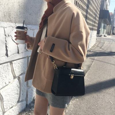 女士包包单品百搭新款纯色气质休闲手提包斜跨包两背带包女