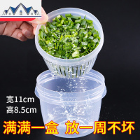 冰箱收纳盒家用食品葱蒜姜保鲜盒塑料密封盒厨房食物鸡蛋收纳盒 三维工匠