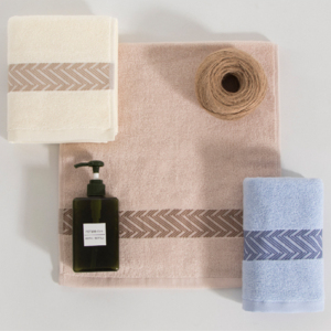 三利宽缎斜纹面巾9840