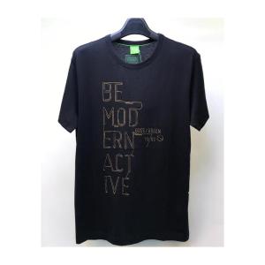 Hugo boss男士运动T恤简约黑色圆领平直下摆吸湿排汗短袖TEE450271054