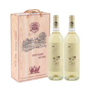 二瓶带礼袋 新疆冰川美酒峰菲天山暮雪干白葡萄酒
