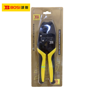 波斯(BOSI) 荧光系列棘轮式端子压接钳 BS-D2112A 把