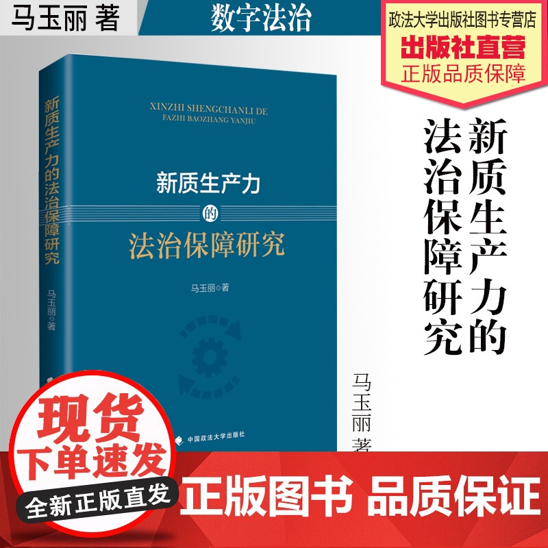 法学著作 新质生产力的法治保障研究 马玉丽 著 数字法治 中国政法大学出版社