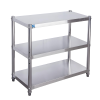 瑞宇牌不锈钢三层落地层架/1500*800*1550mm/304#1.2mm
