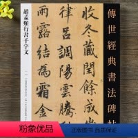 [正版]传世经典书法碑帖赵孟頫行书千字文 行书毛笔书法字帖临摹附注释河北教育出版社