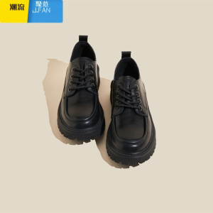 聚范小皮鞋女款英伦风2024新款夏季夏天jk配裙子乐福鞋百搭厚底女鞋子