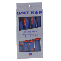 埃米顿 8件套橡塑双色柄螺丝批