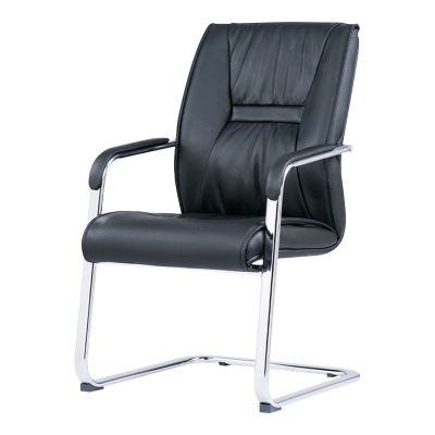 臻远 ZY-6696 办公椅弓形椅皮椅电脑椅家用办公椅会议椅 西皮